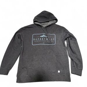 Men's Buckle Departwest Gray Hoodie Mens XL